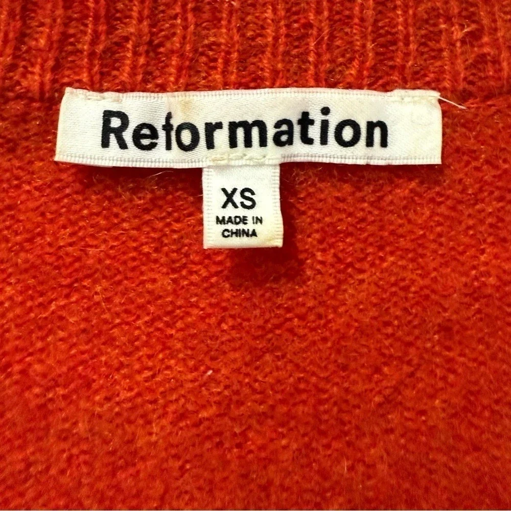 Reformation cashmere relaxed